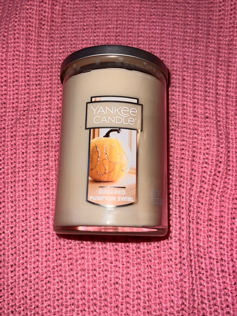 Yankee Candle Sugared Pumpkin Swirl Candle - Cream